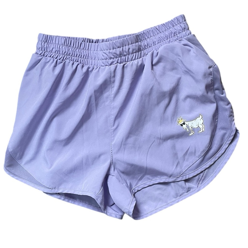 GOAT USA Lavender Running Shorts w/Lining- Women’s Small